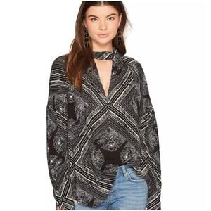 Free People Walking on a Dream Tunic Top women's size medium